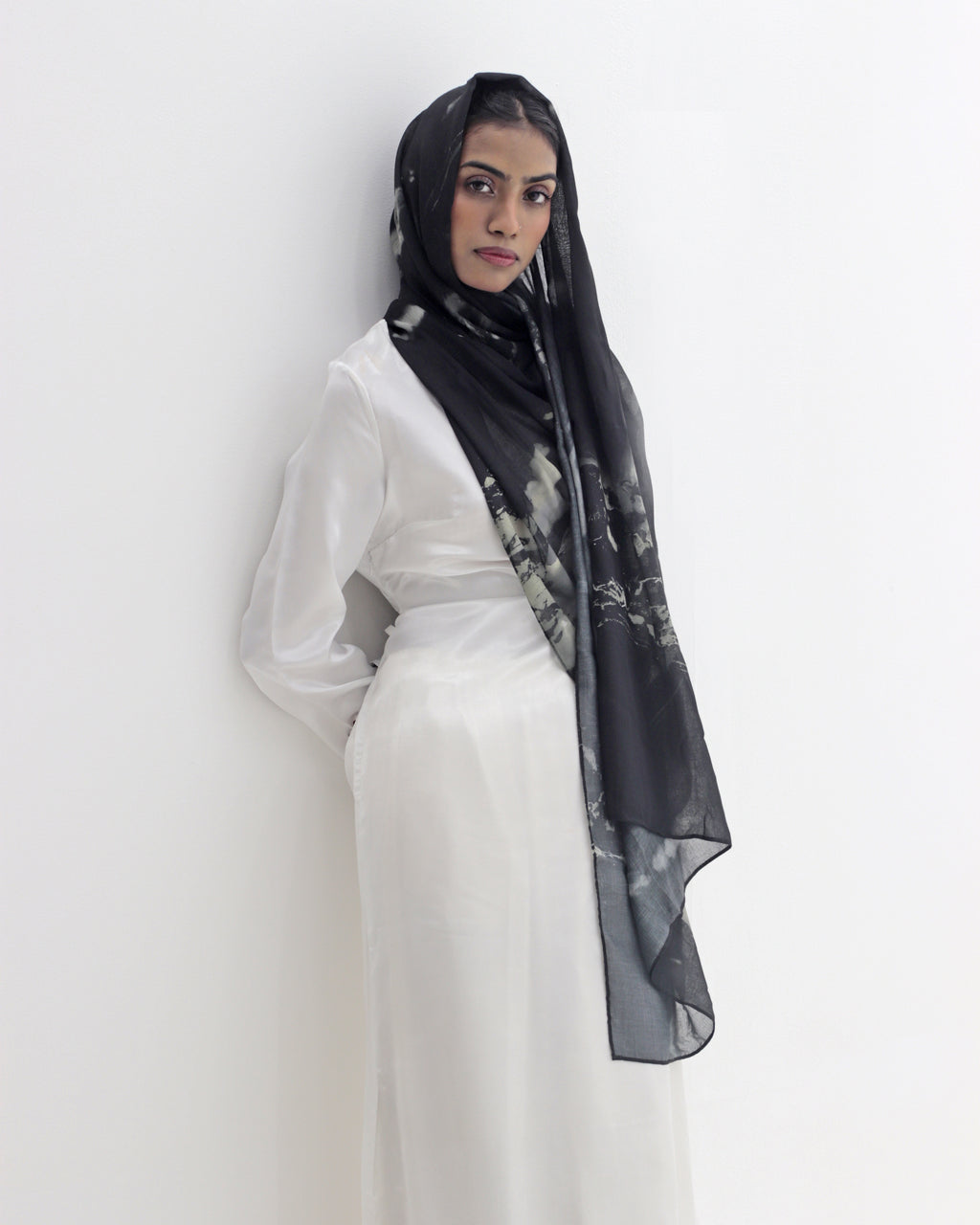 Ivory Silk Satin Dress