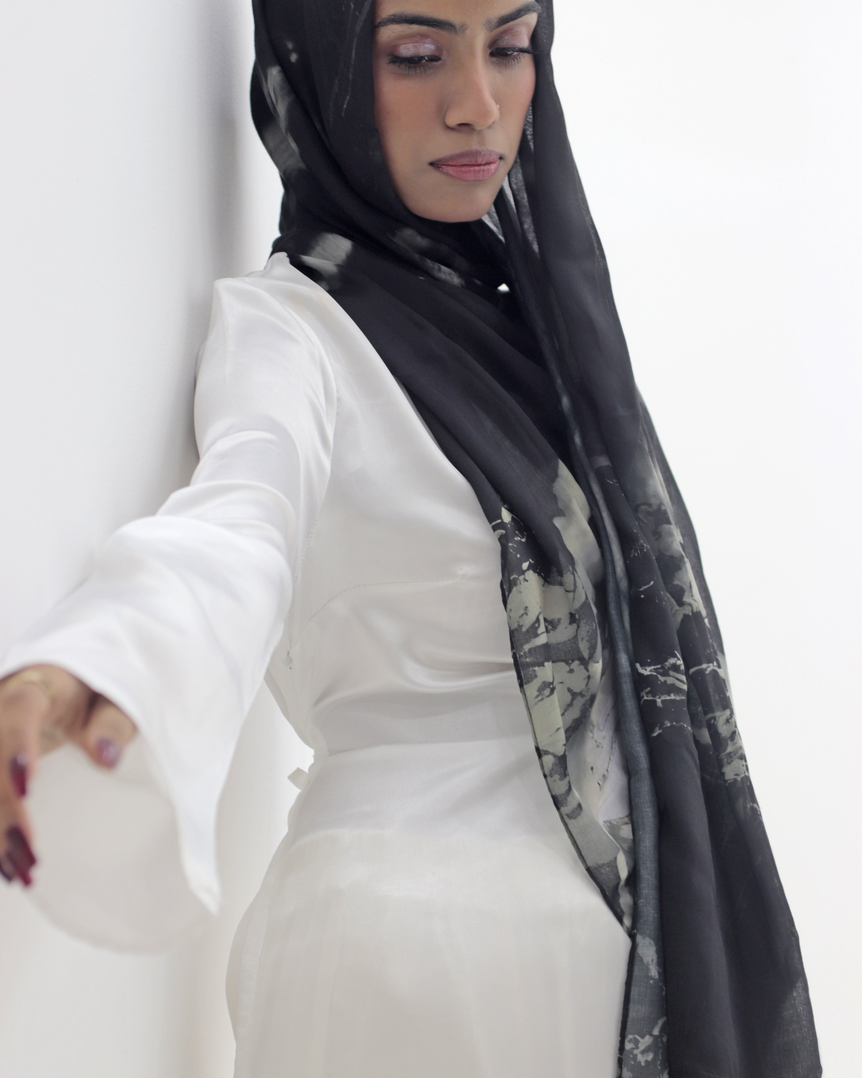 Ivory Silk Satin Dress