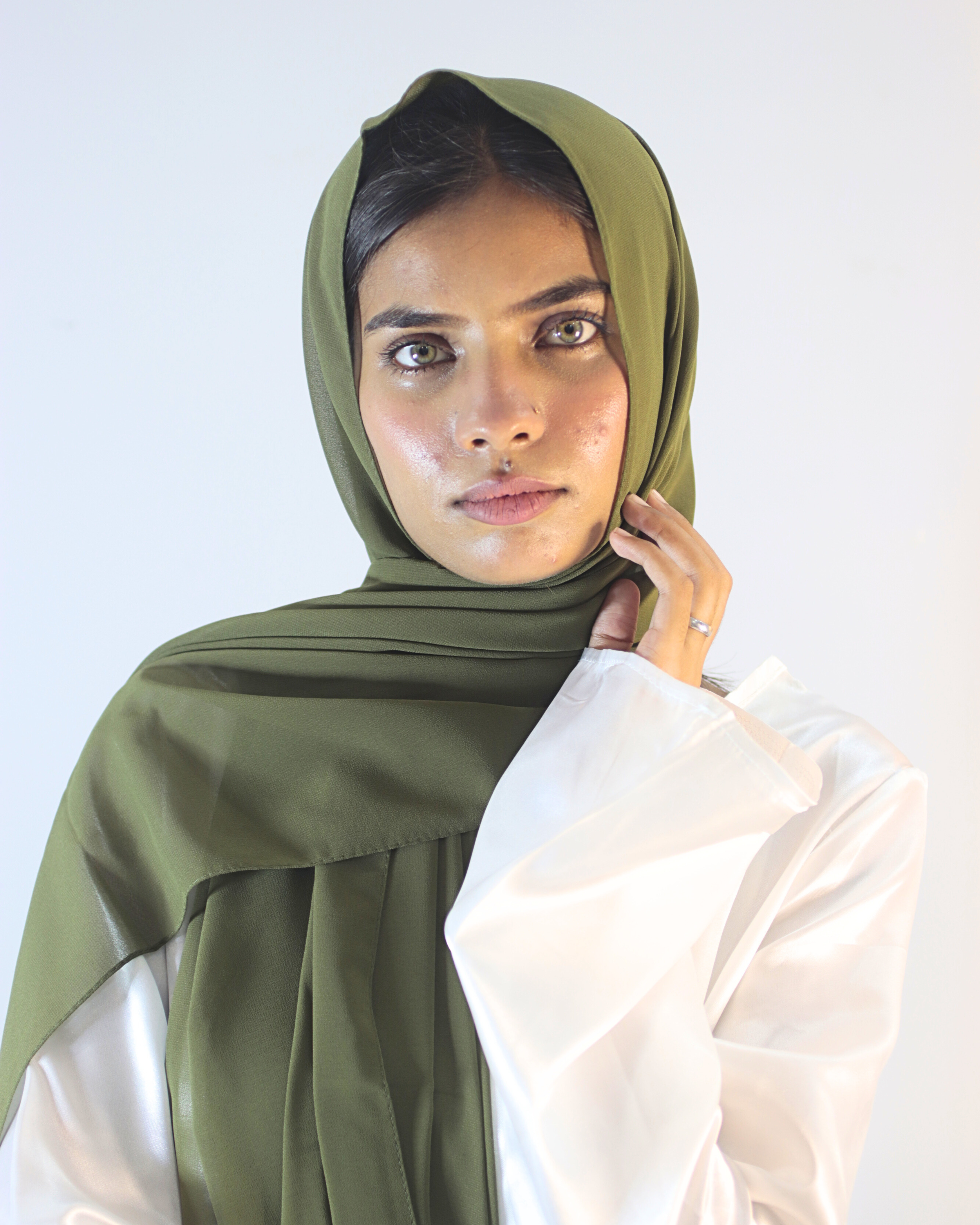 Ivory Silk Satin Dress